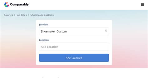 shoemaker salary|What Is the Average Shoemaker Salary by State .